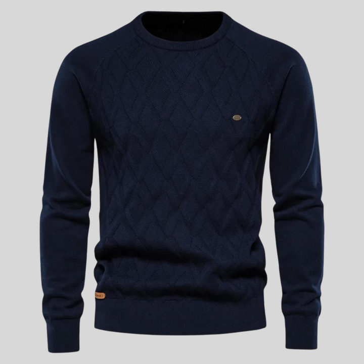 Wesley | Pullover with diamond pattern