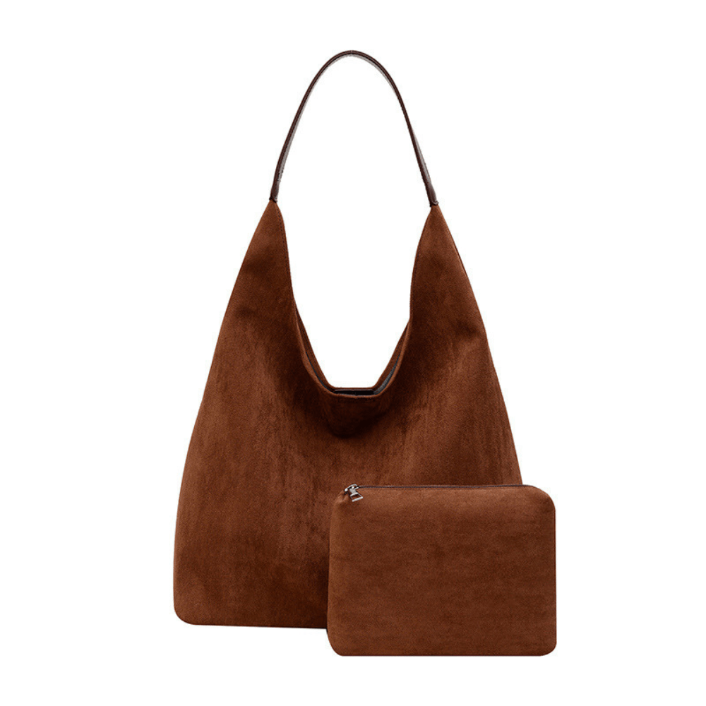 Veganer Leder Strandtasche – Große Sommertasche mit Seilgriffen