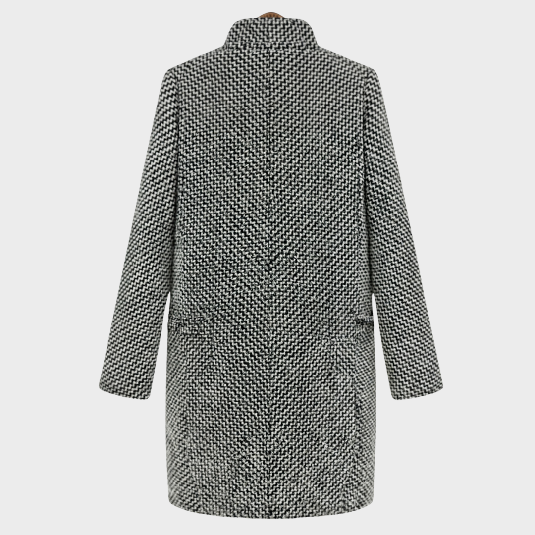 Cherry | Long Jacket Coat made of Wool