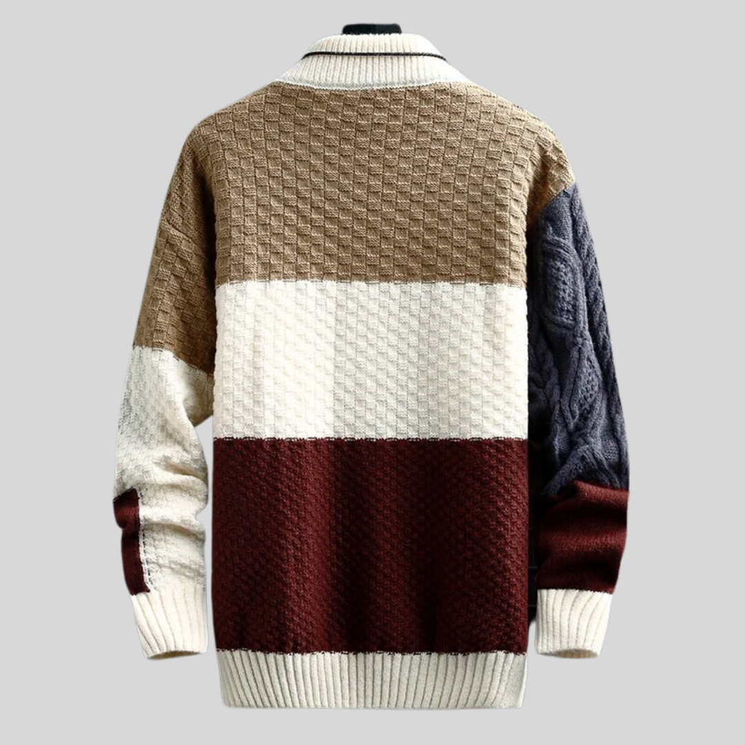 Remi | Grayson Patchwork Sweater