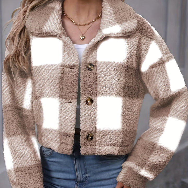 Marnie | Damen Kurze Jacke Karo