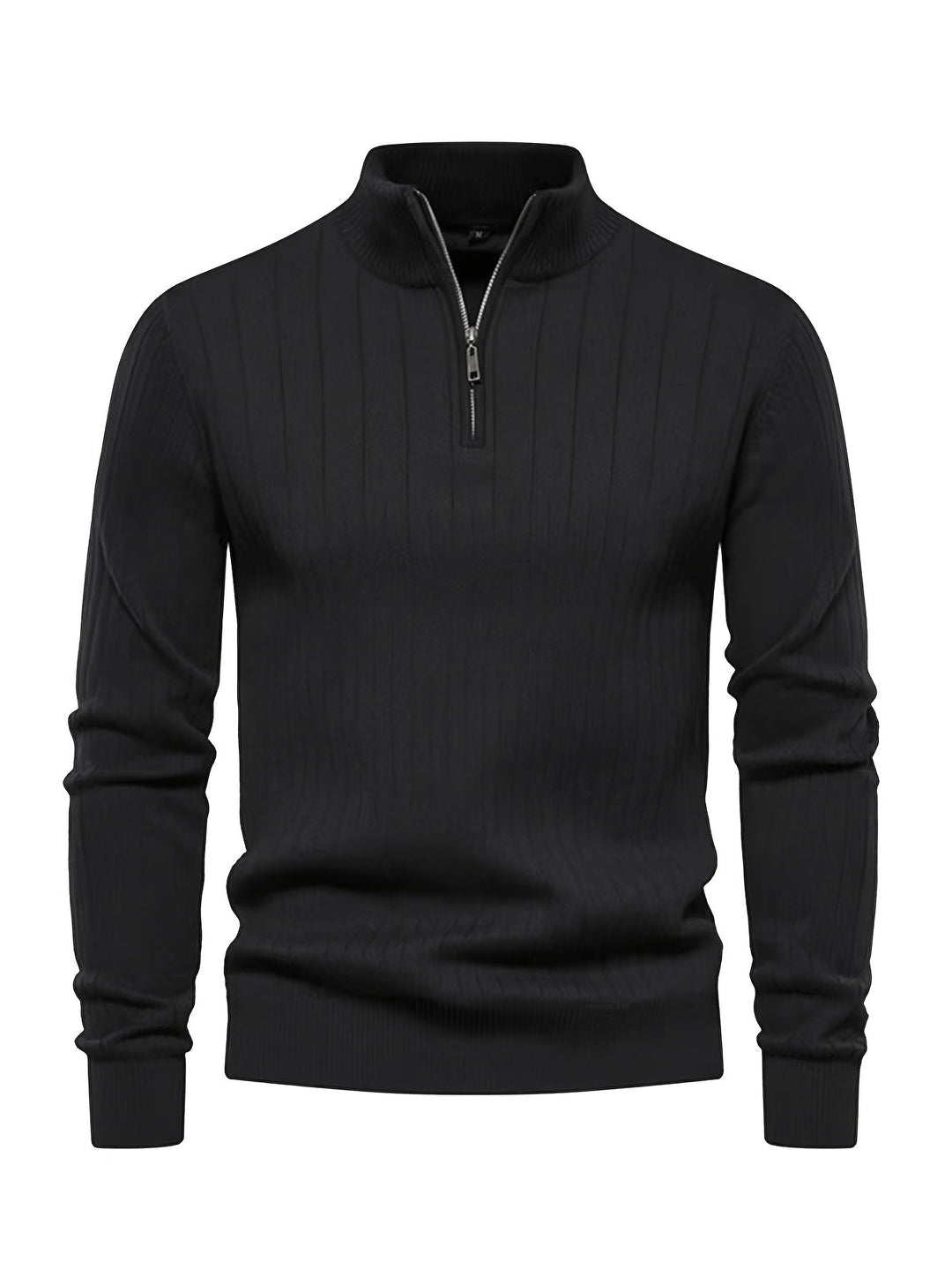 Reid | Herren Pullover mit Stehkragen und Half-Zip