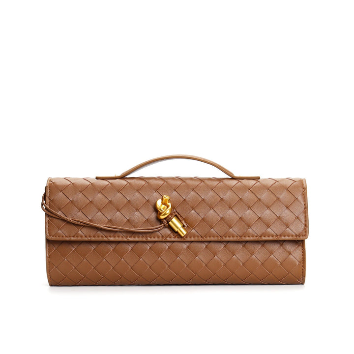 Pochette pour femmes en cuir véritable - Élégante et polyvalente