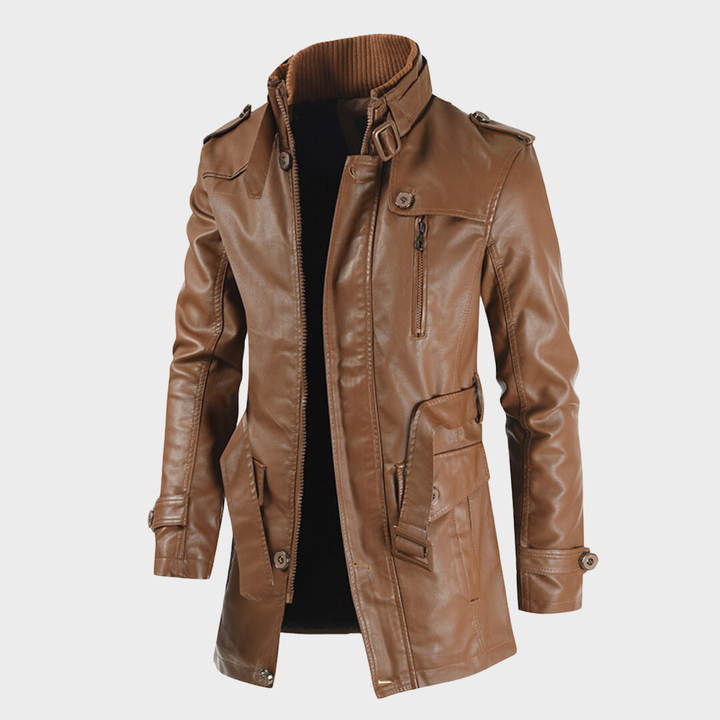 Octona Veste en Cuir Longue