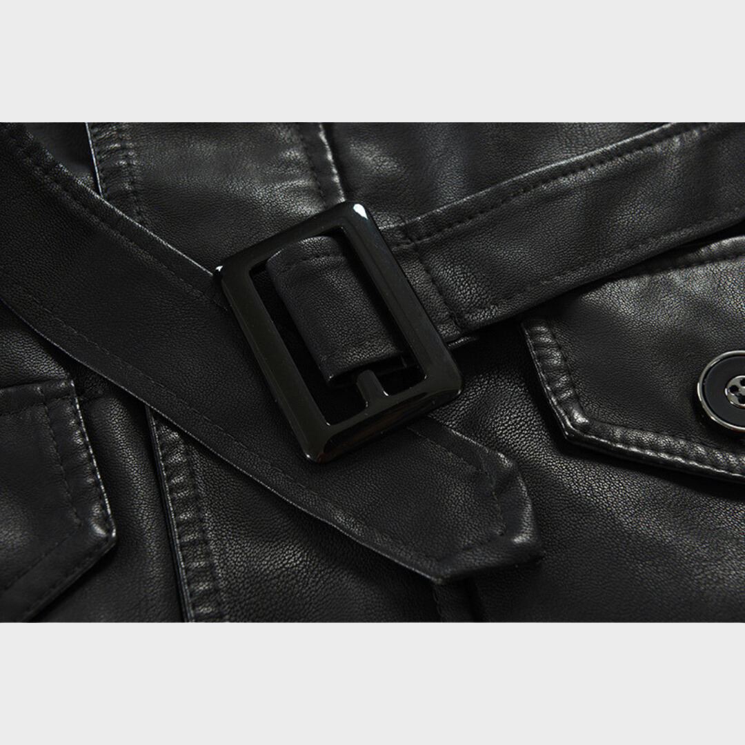 Octona Veste en Cuir Longue