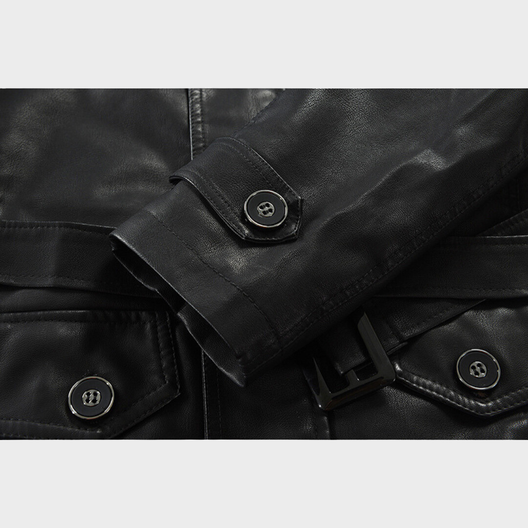 Octona Veste en Cuir Longue