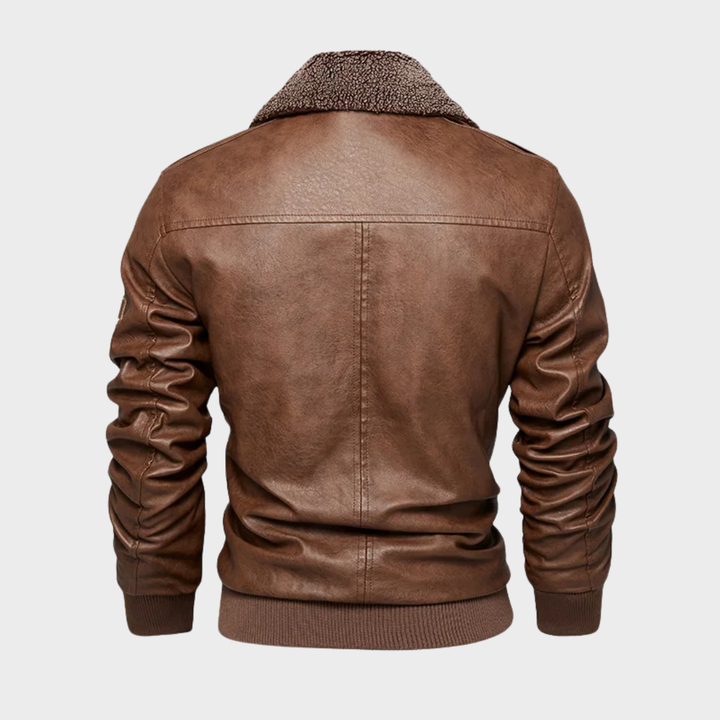 Pilot leather jacket