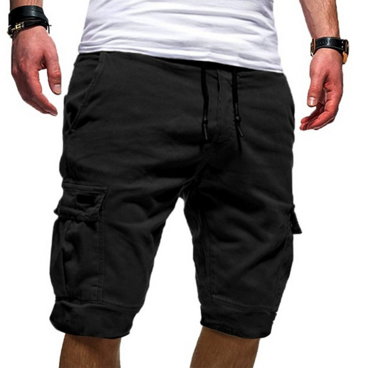 Men's Slim Fit Cargo Shorts with Multiple Pockets – Casual Utility Shorts
