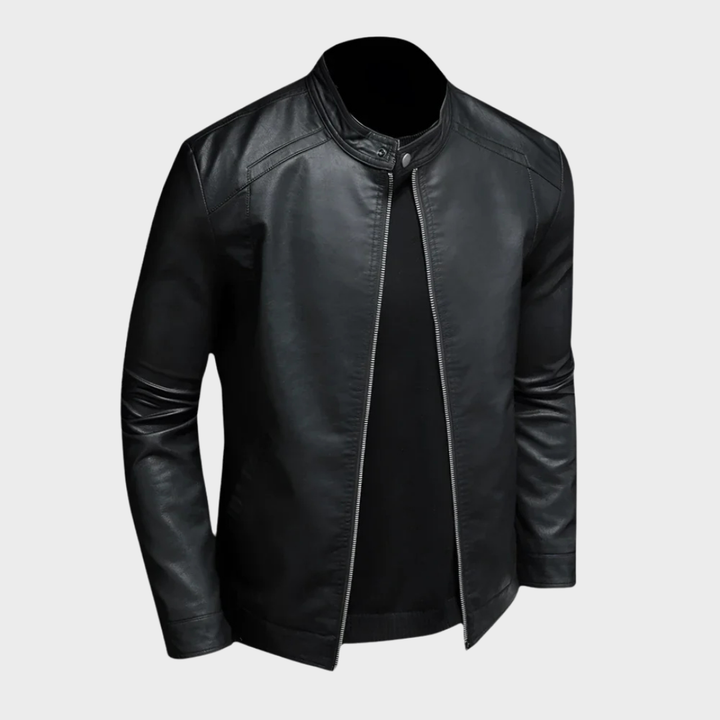 Moto leather jacket
