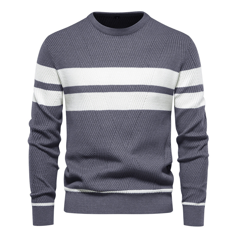 Men's Striped Regular-Fit Sweater