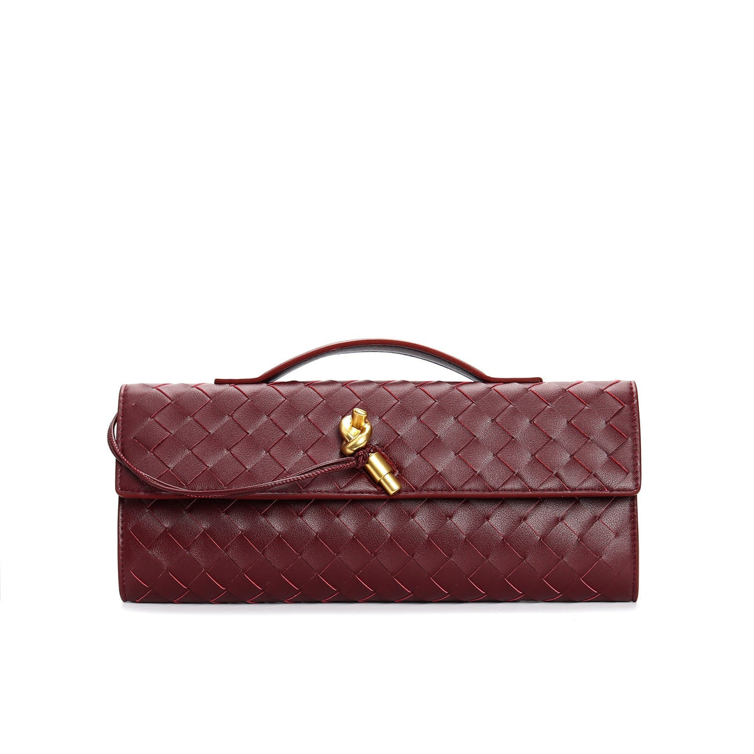 Pochette pour femmes en cuir véritable - Élégante et polyvalente