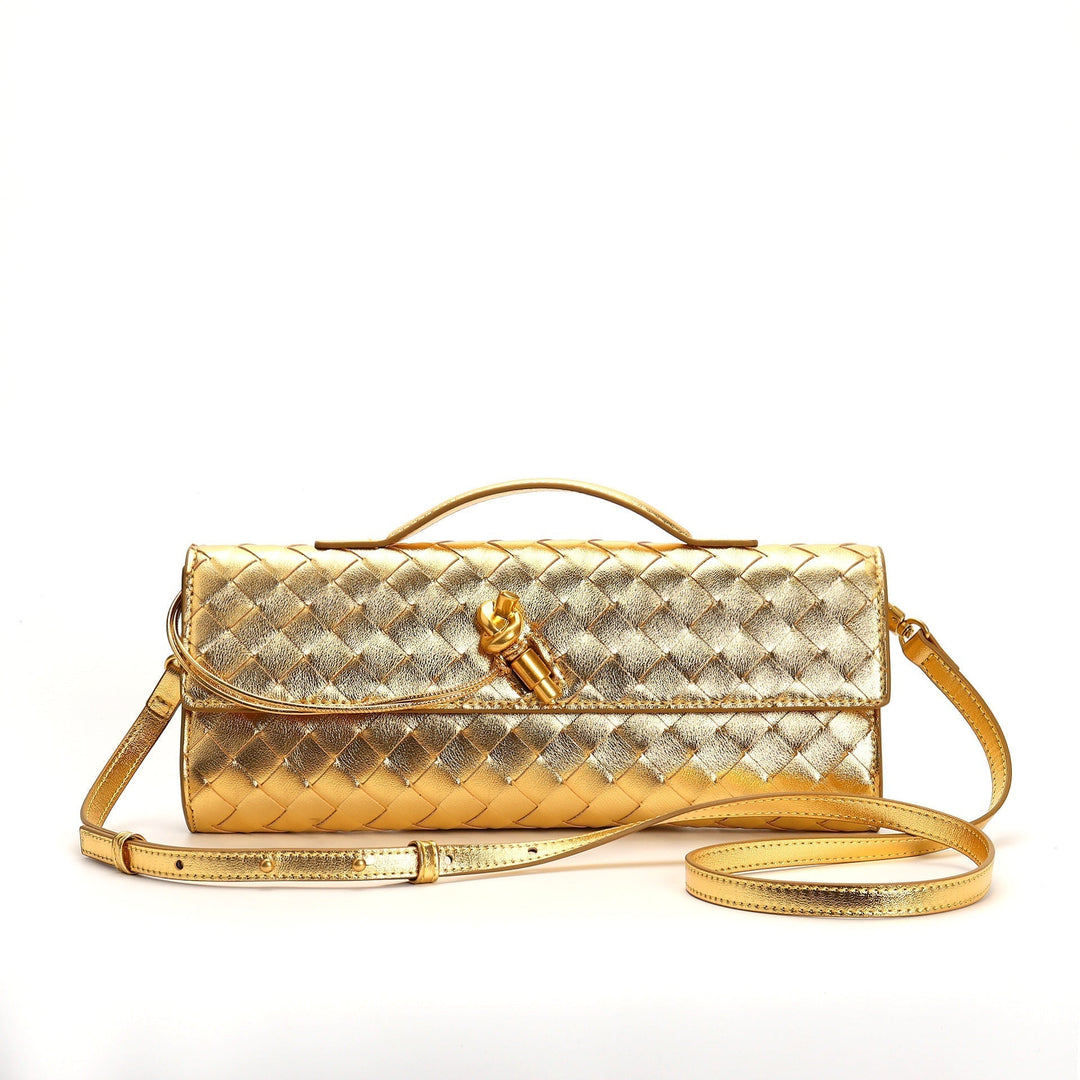 Pochette pour femmes en cuir véritable - Élégante et polyvalente