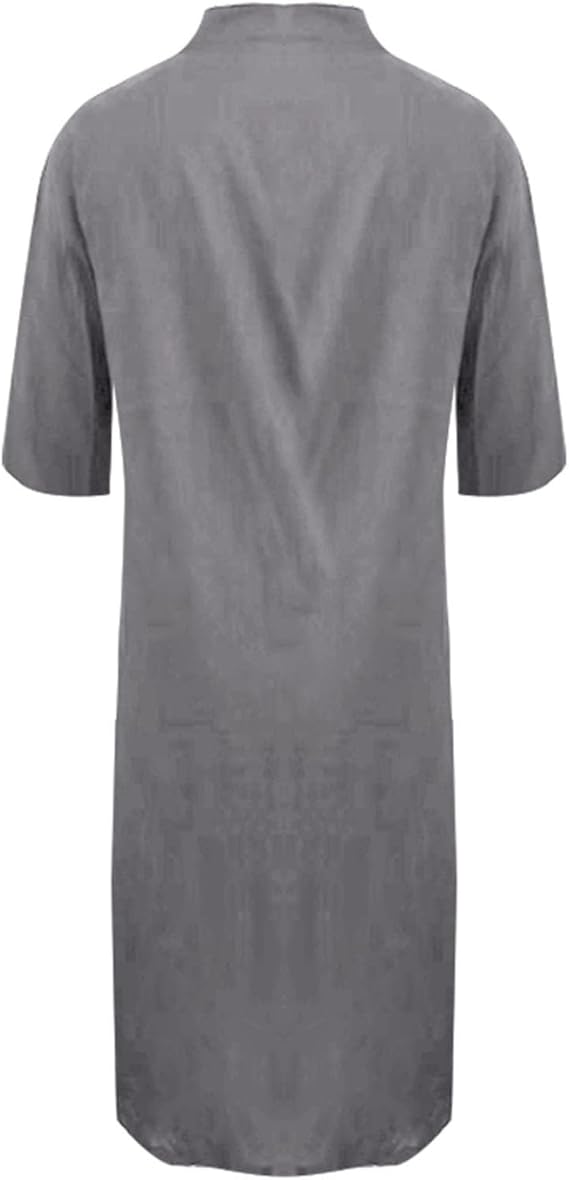 Robe chemise oversize pour femme – Robe longue décontractée avec poches