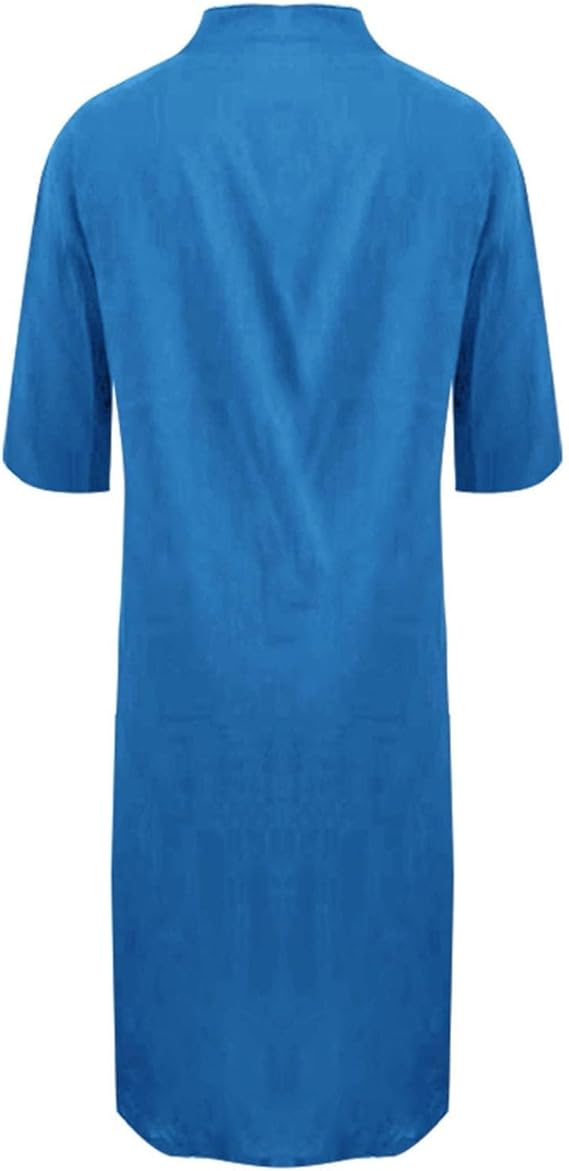 Robe chemise oversize pour femme – Robe longue décontractée avec poches