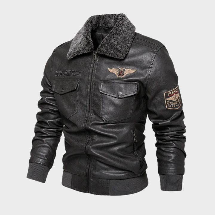 Pilot leather jacket