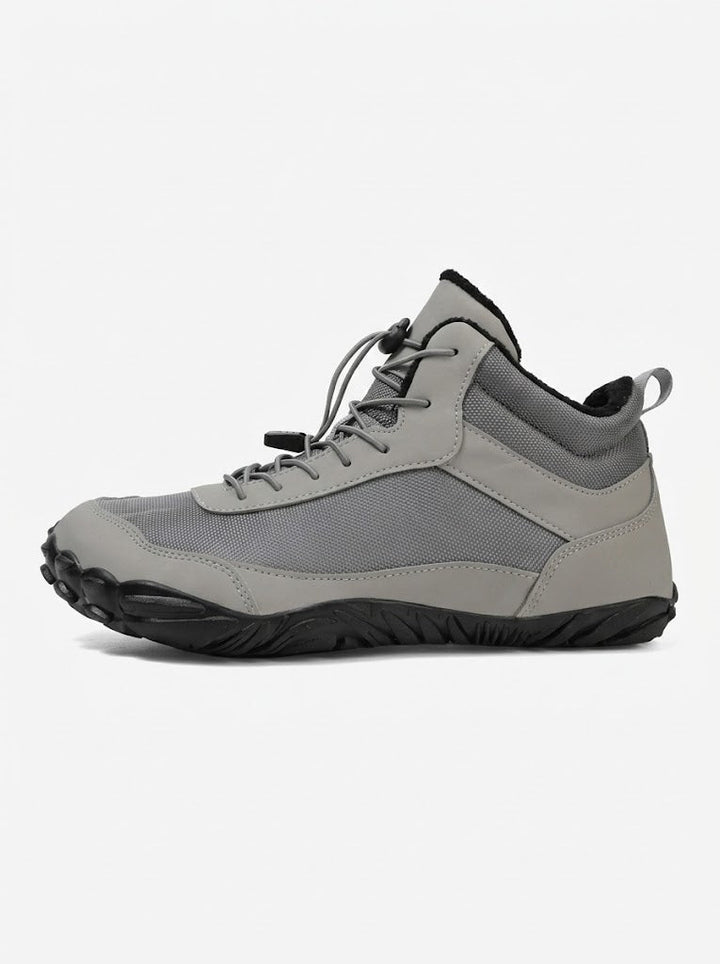 Herren wasserfeste isolierte Barfuß-Winter-Wanderschuhe mit Schnell-Schnürsystem