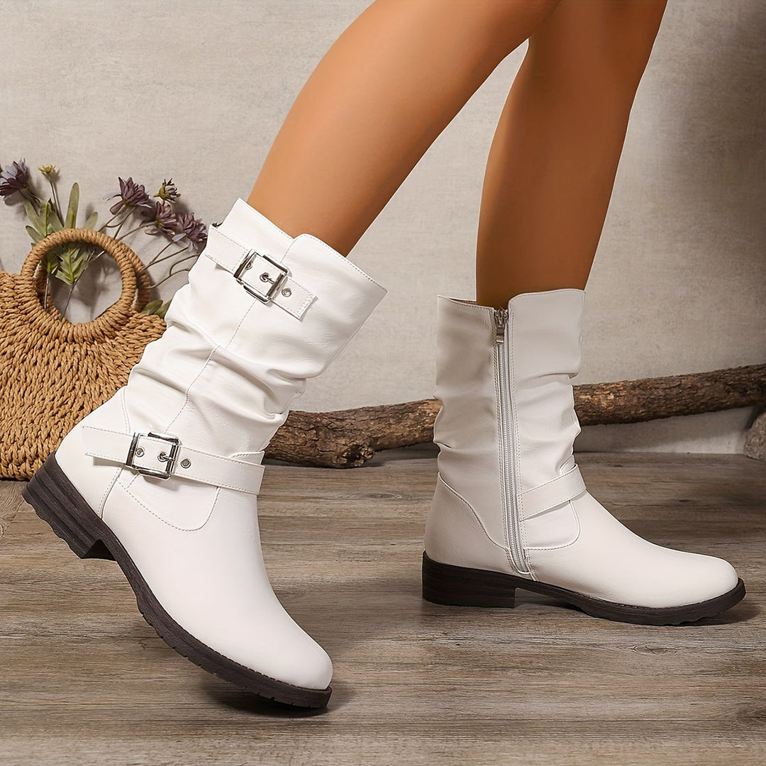 Lorraine | Botas holgadas para mujer con hebilla