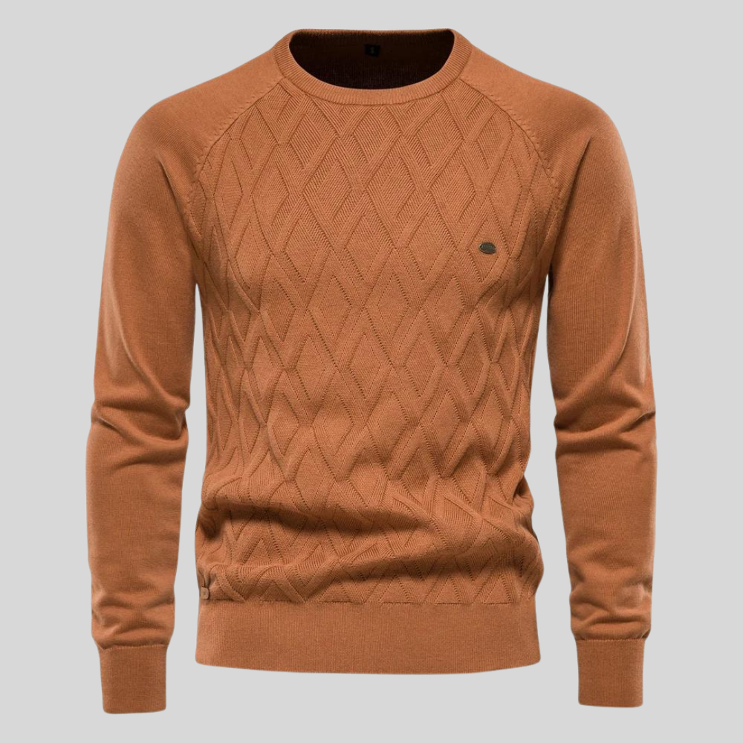 Wesley | Pullover with diamond pattern