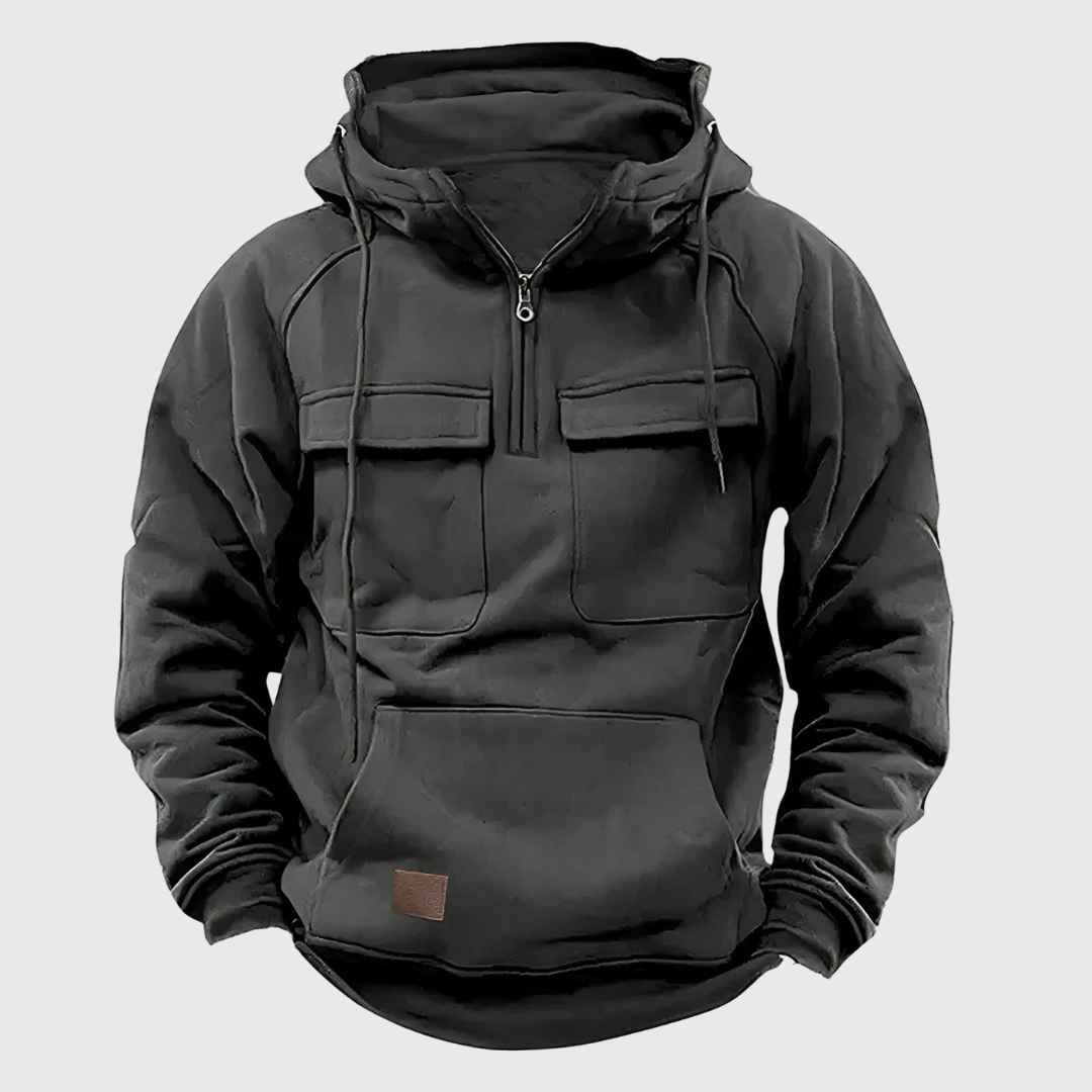 Men's Casual Hoodie – modern hooded sweatshirt with slim fit