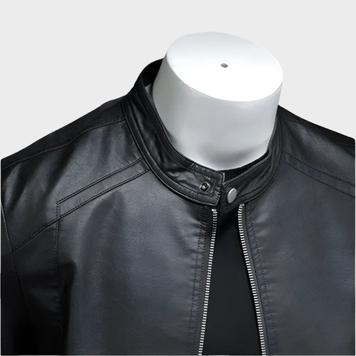 Moto leather jacket