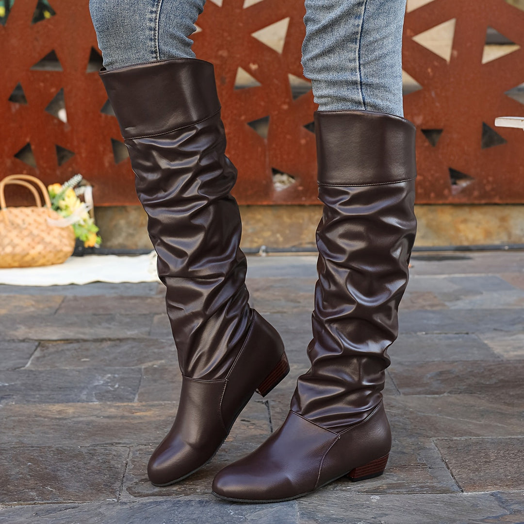 Margot | Damen Overknee Slouch Stiefel