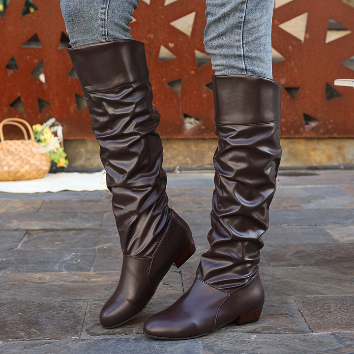 Margot | Damen Overknee Slouch Stiefel