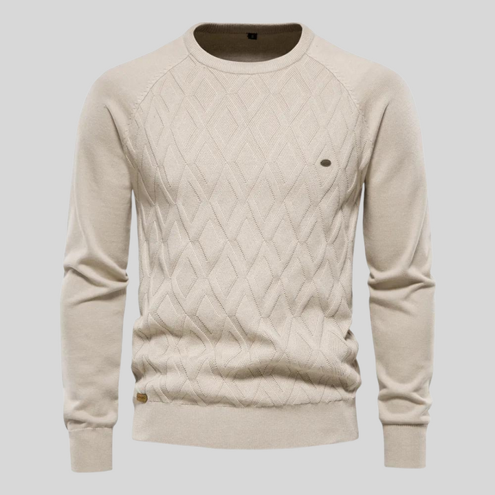 Wesley | Pullover with diamond pattern