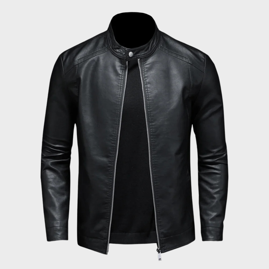 Moto leather jacket