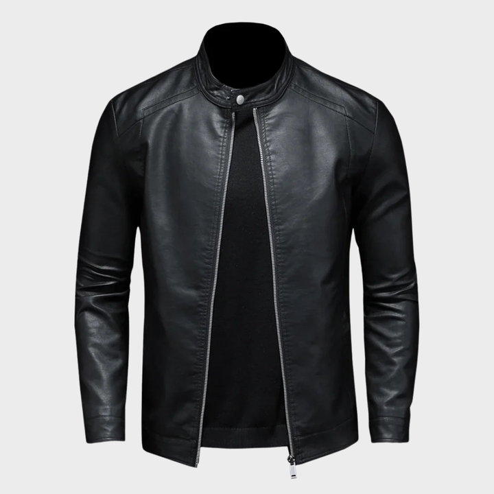 Moto leather jacket