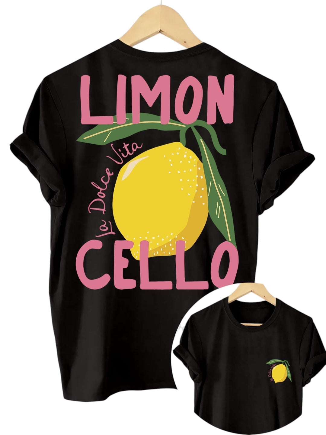 Limoncello Summer T-Shirt with Lemon Print – Oversized Unisex