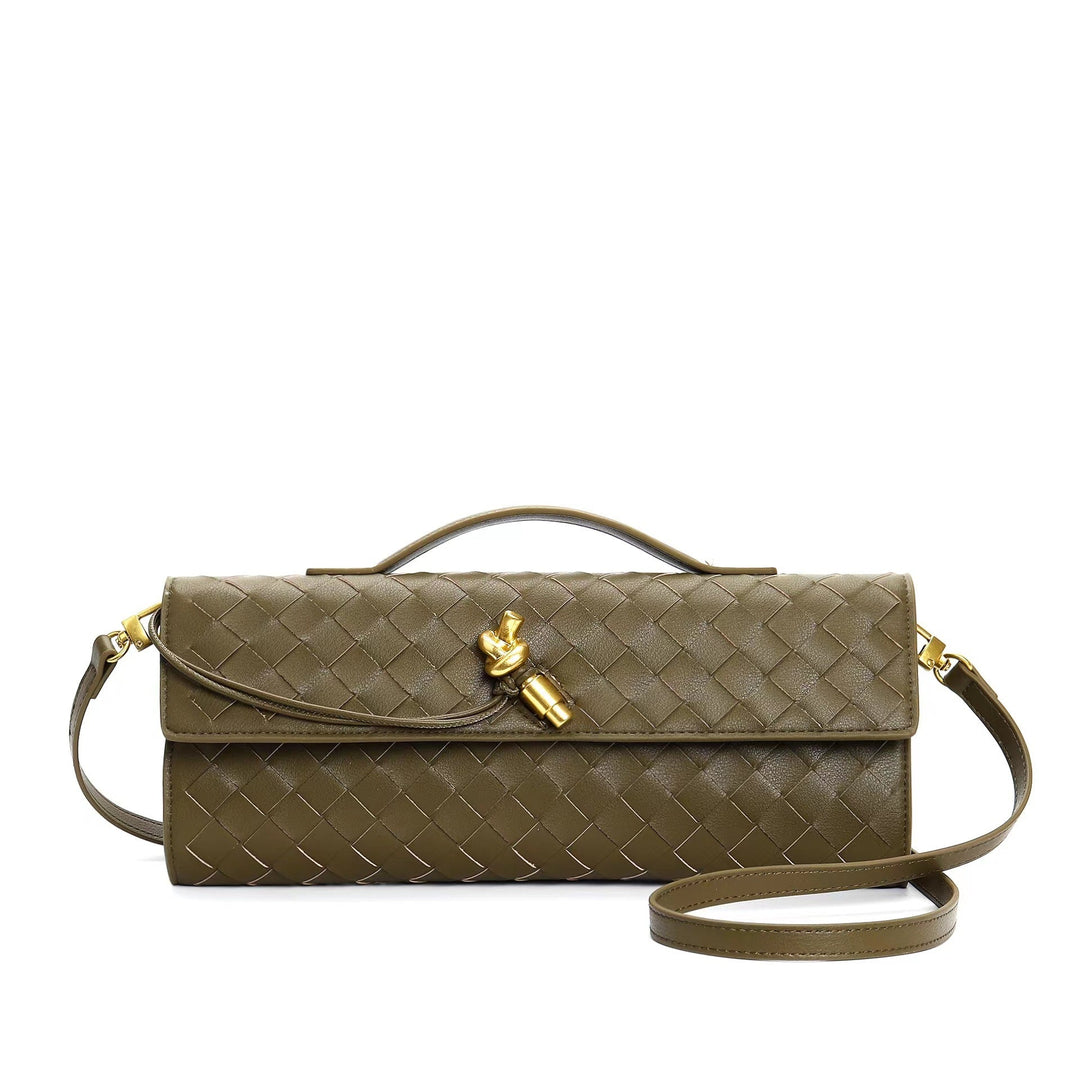 Pochette pour femmes en cuir véritable - Élégante et polyvalente