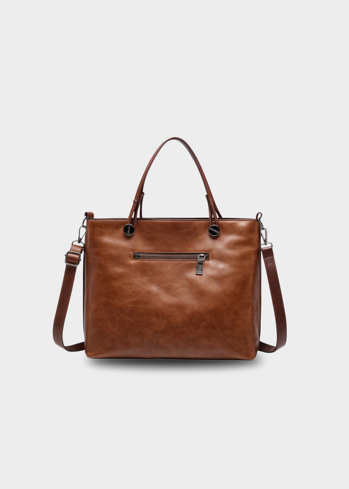 Vegan handbag women – medium-sized shoulder bag with handles
