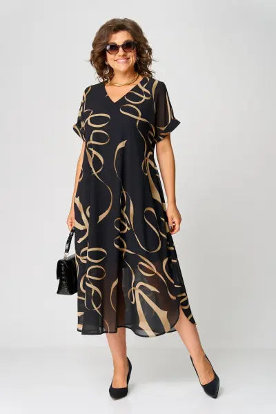 Nora Bequemes Elegantes Kleid