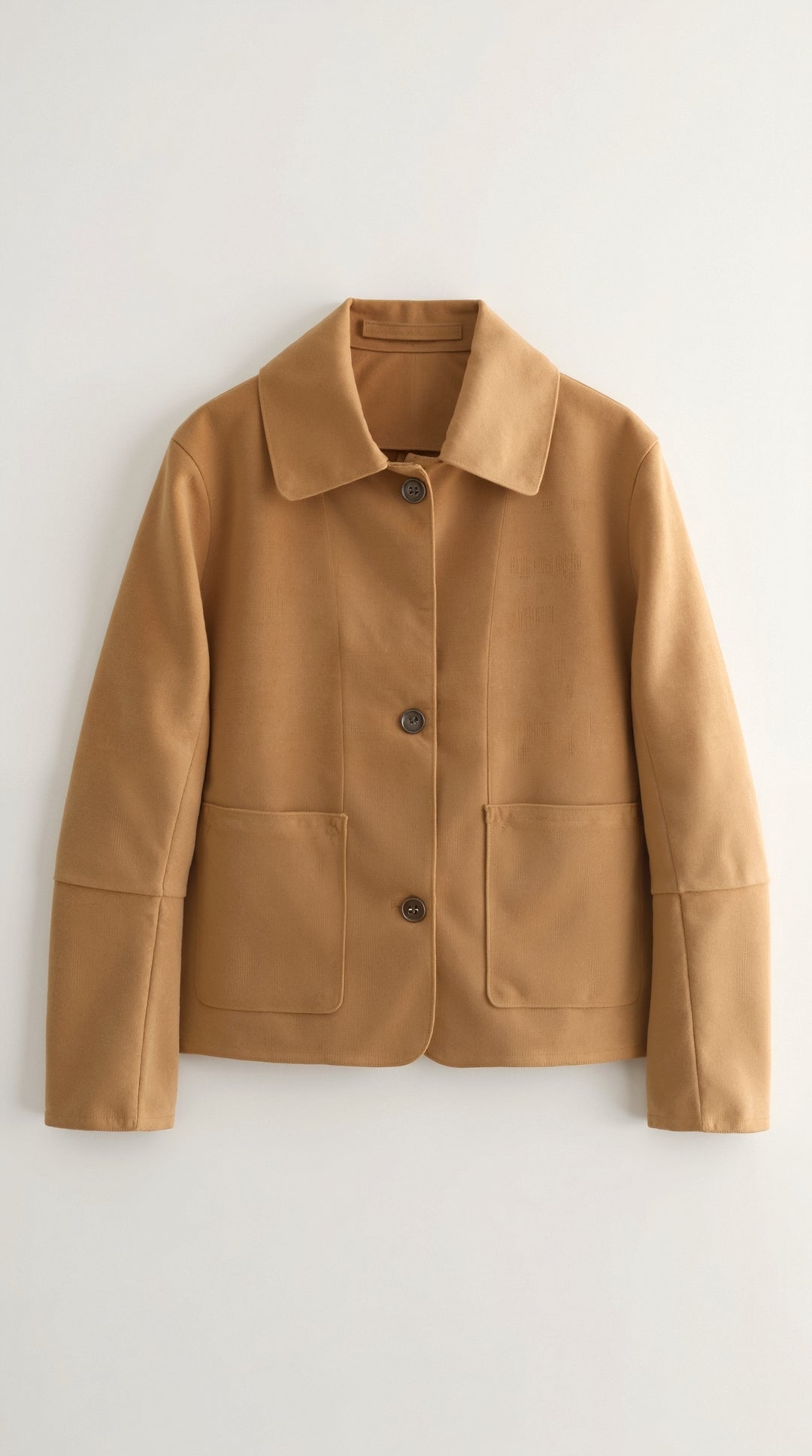 Damen Kurze Jacke mit Knopfleiste Für Casual Tage