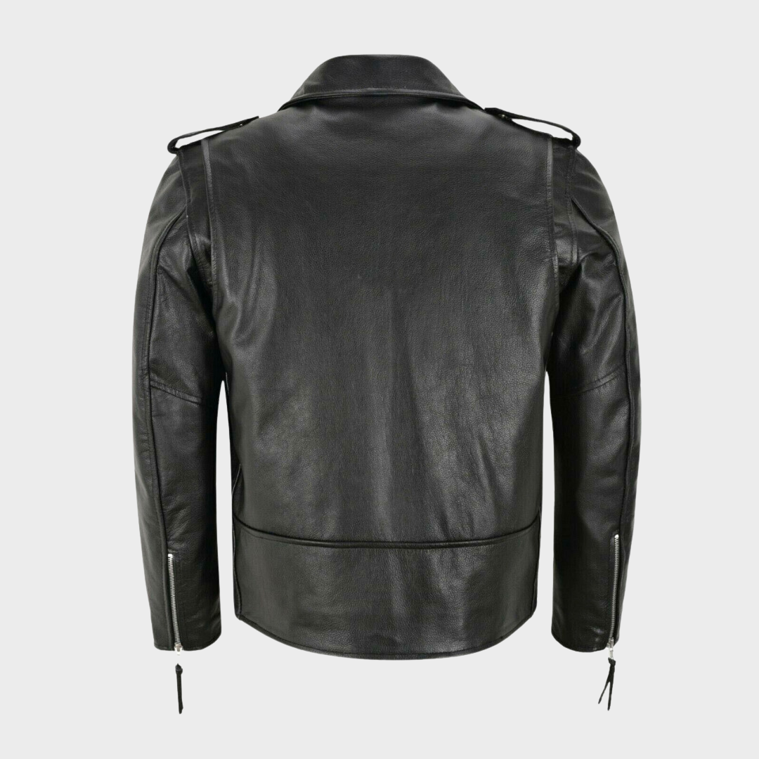 Piana Leather Motorcycle Jacket