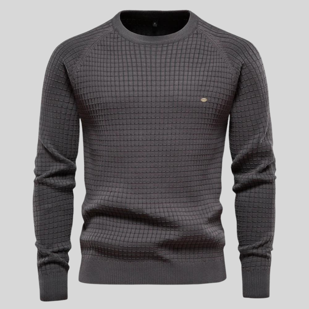 Steve | Knit sweater with logo