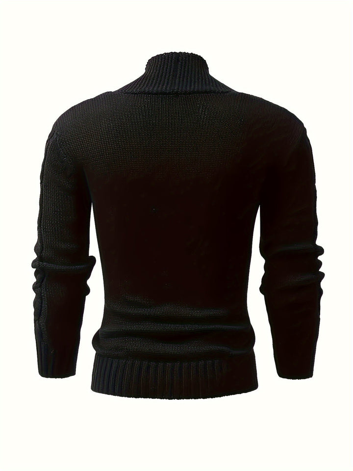 Trevor | Herren Zopfstrick-Cardigan mit Knöpfen