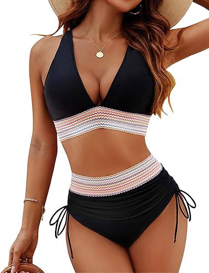 Shaping High-Waist Bikini Bottom – Tummy Control & Comfort
