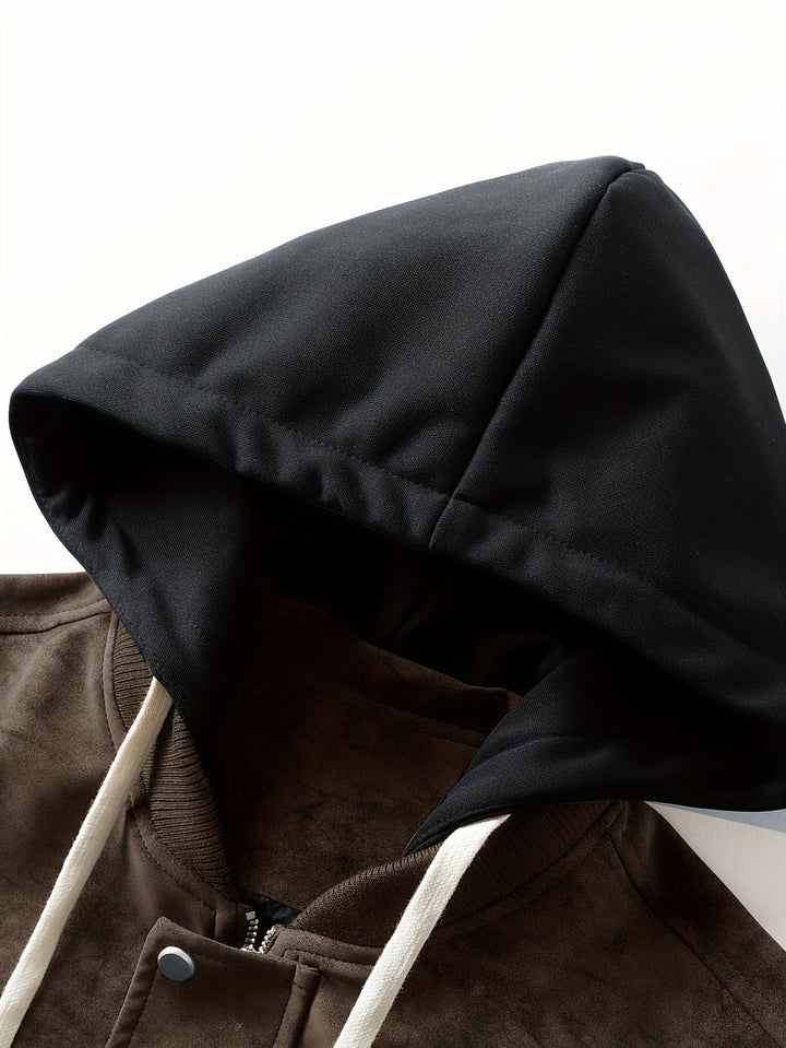 Quentin | Herren Utility-Jacke mit Kapuze