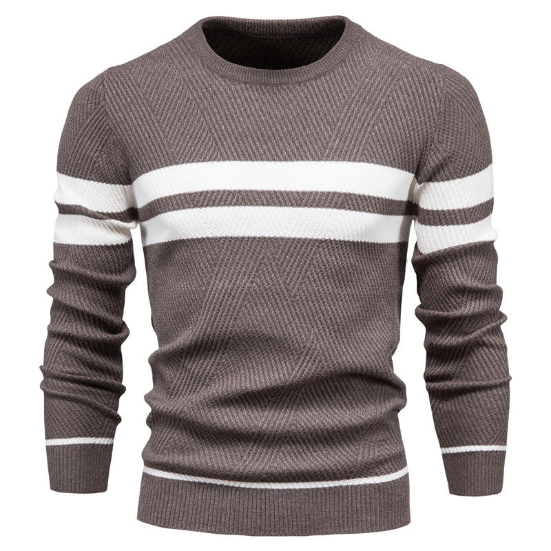 Men's Striped Regular-Fit Sweater