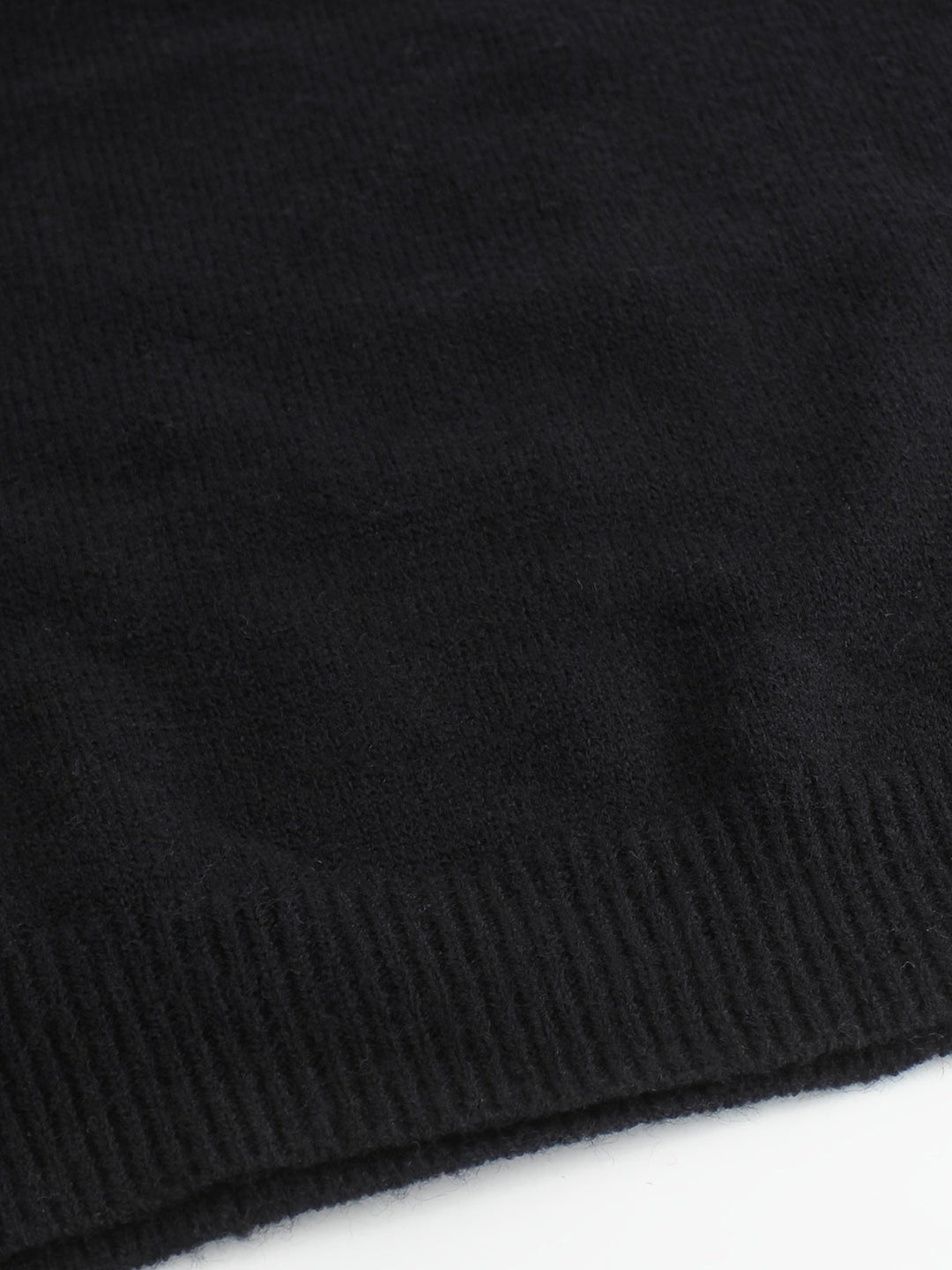 Lydia | Damen Rippstrick Pullover mit gestreiften Bündchen