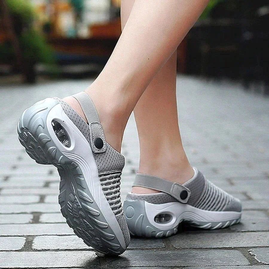 Women's Air Cushion Orthopedic Running Shoes – Slip-On Comfort Sneakers