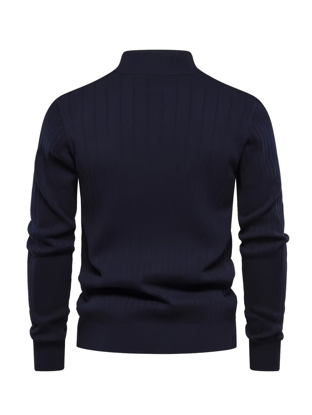 Reid | Herren Pullover mit Stehkragen und Half-Zip