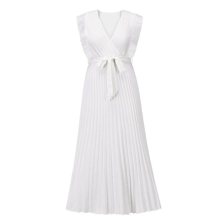 Robe de mariée bohème blanche pour femme – Robe de mariée romantique de plage blanche