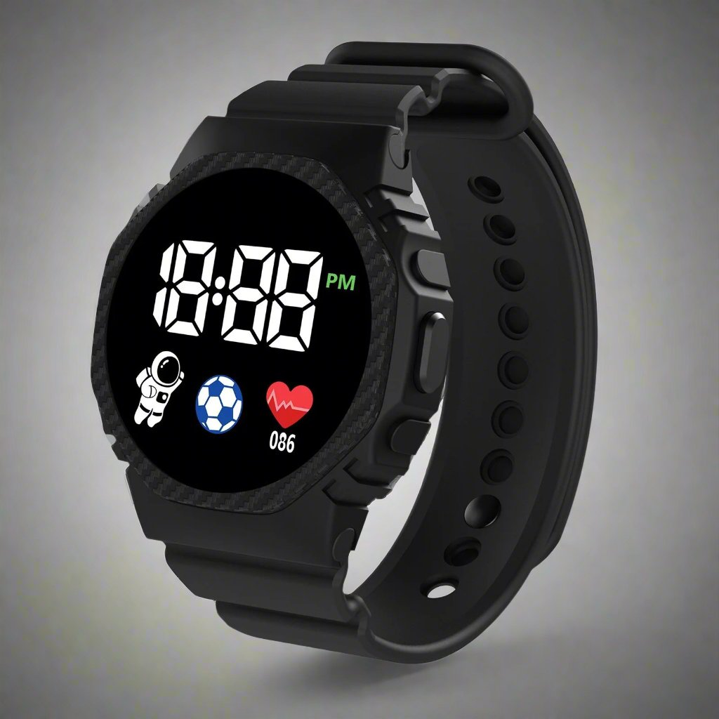 AdventureTime Kinderuhr – Wasserdicht, LED-Display, Robust, Für Kleine Abenteurer 5