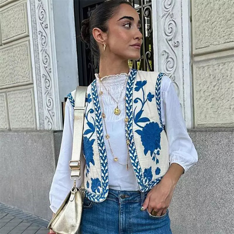 Elegant Women's Vest – Tailored Gilet for Smart Casual, Premium Fabric