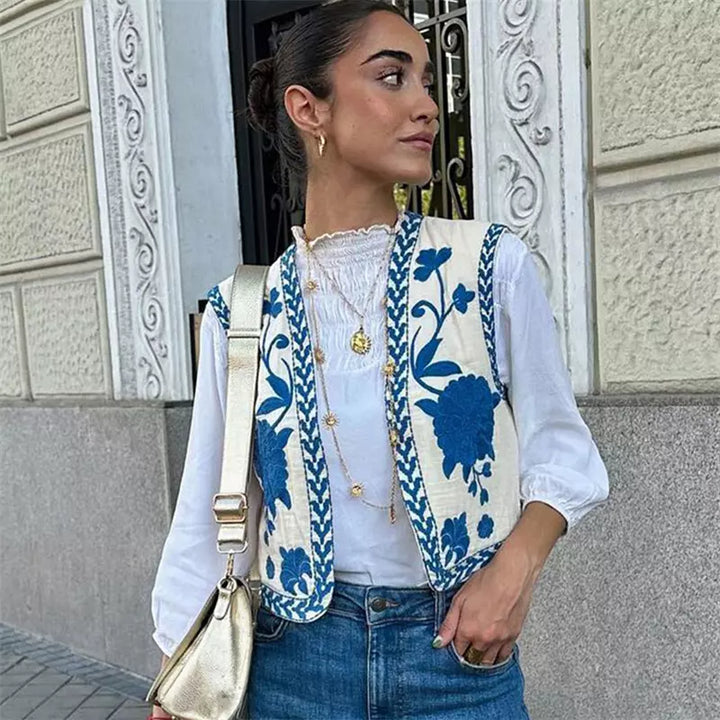 Elegant Women's Vest – Tailored Gilet for Smart Casual, Premium Fabric