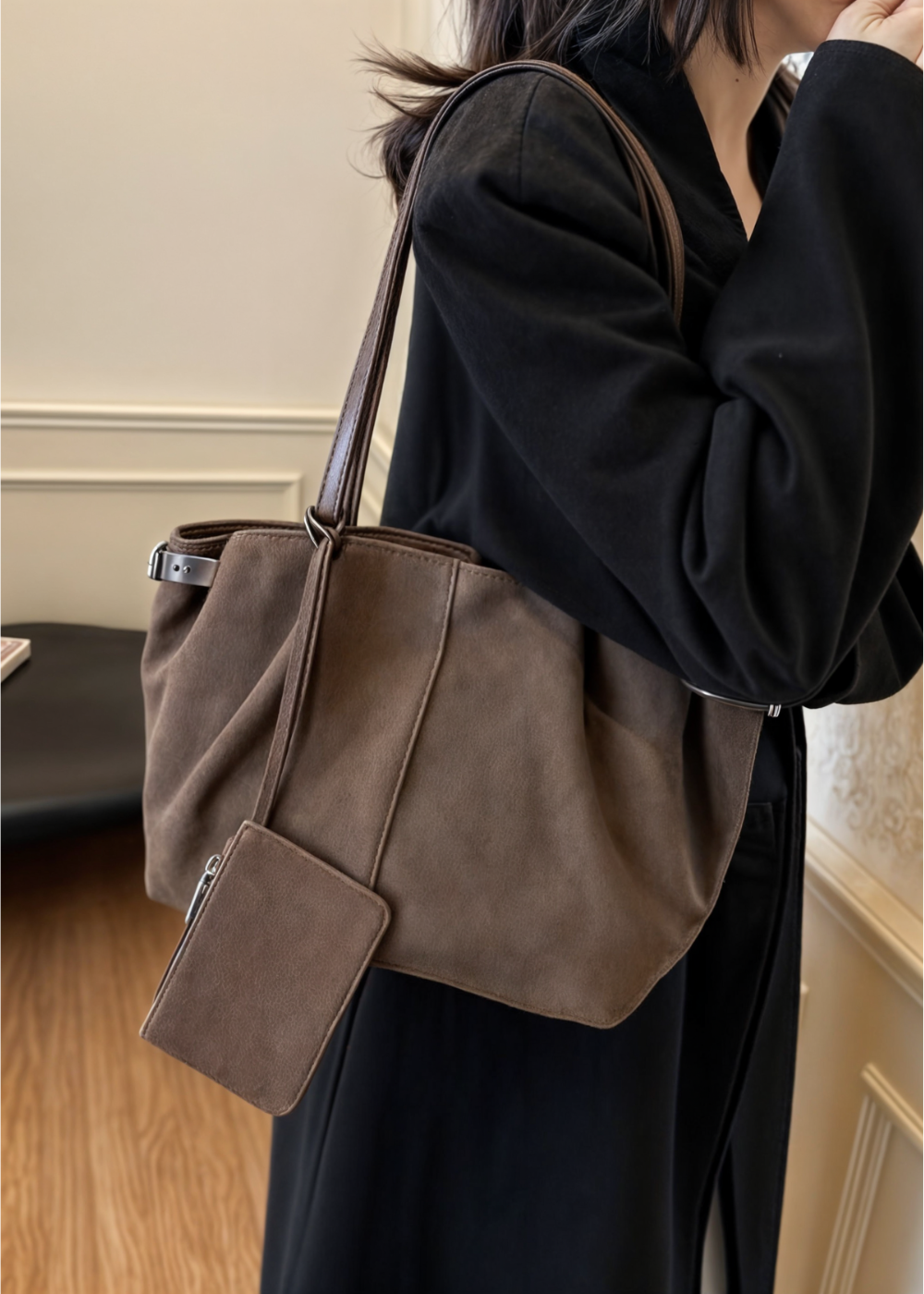 Handbag Women – Large Shoulder Bag with Zipper