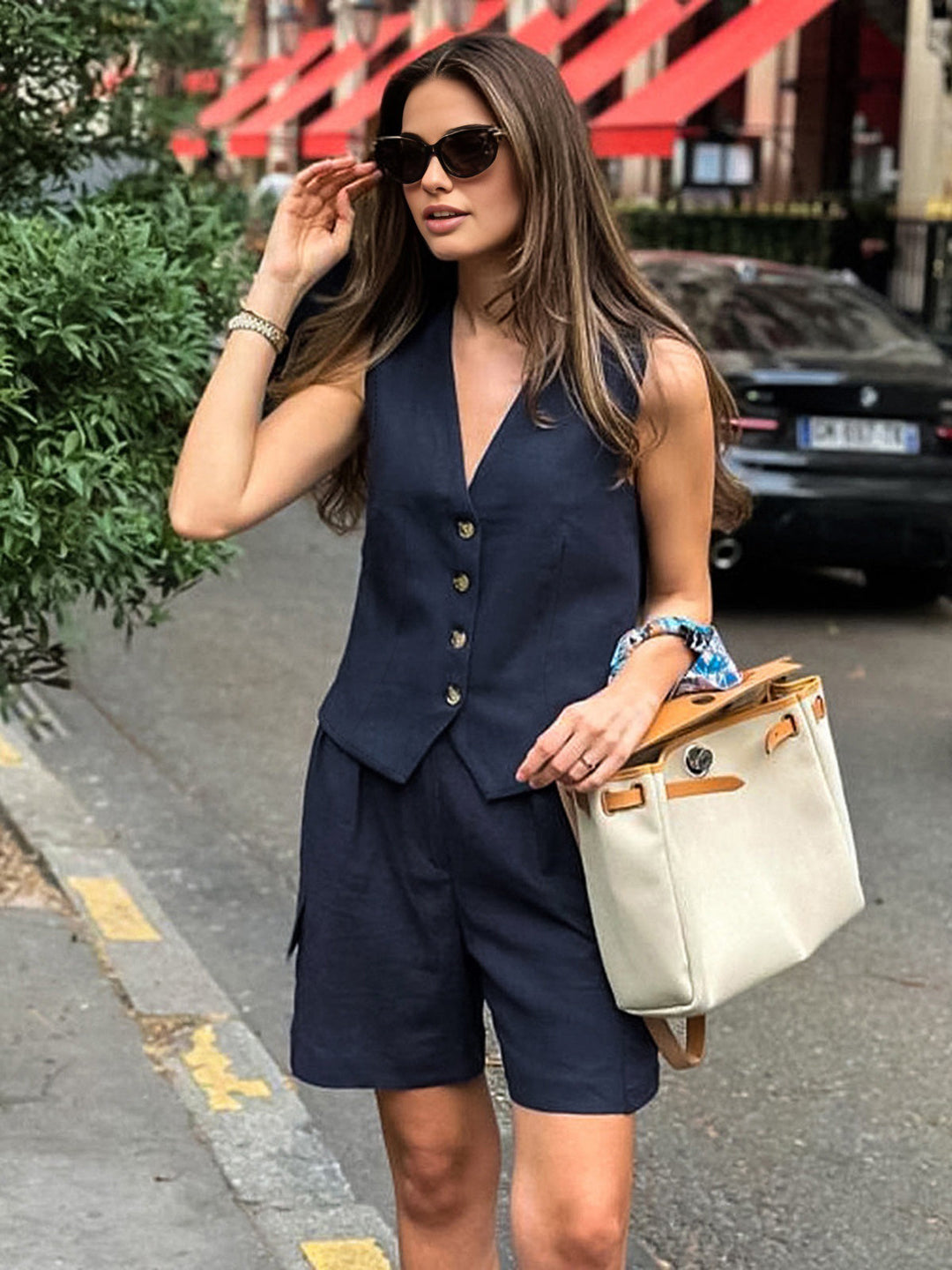 Ensemble d'été pour femmes en coton