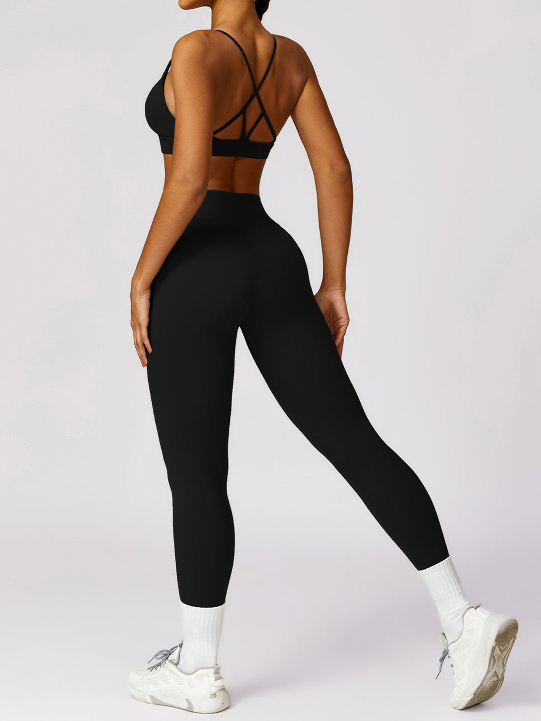 High-Waist Po-Lifting Leggings – Shaping Belly Control Sportswear